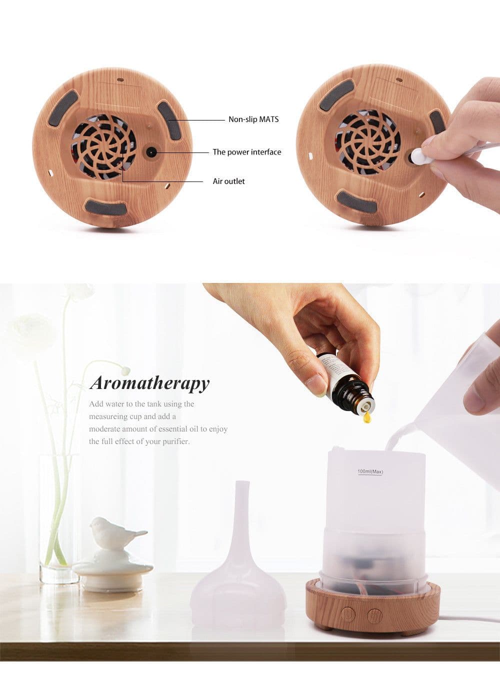 image-Creative 3D Glass Firework Humidifier with LED Light & Aroma