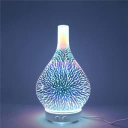 image-Creative 3D Glass Firework Humidifier with LED Light & Aroma