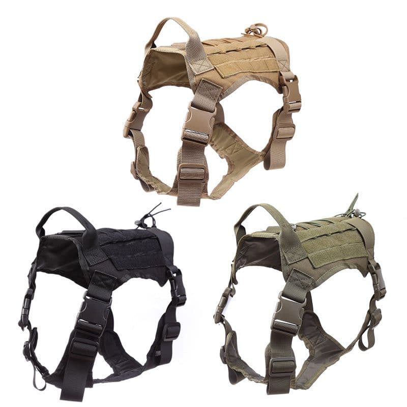 image-Babbitt Tactical Dog Vest Nylon Outdoor Camouflage Medium Large