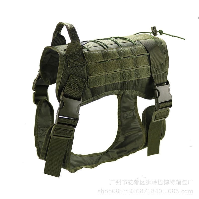 image-Babbitt Tactical Dog Vest Nylon Outdoor Camouflage Medium Large