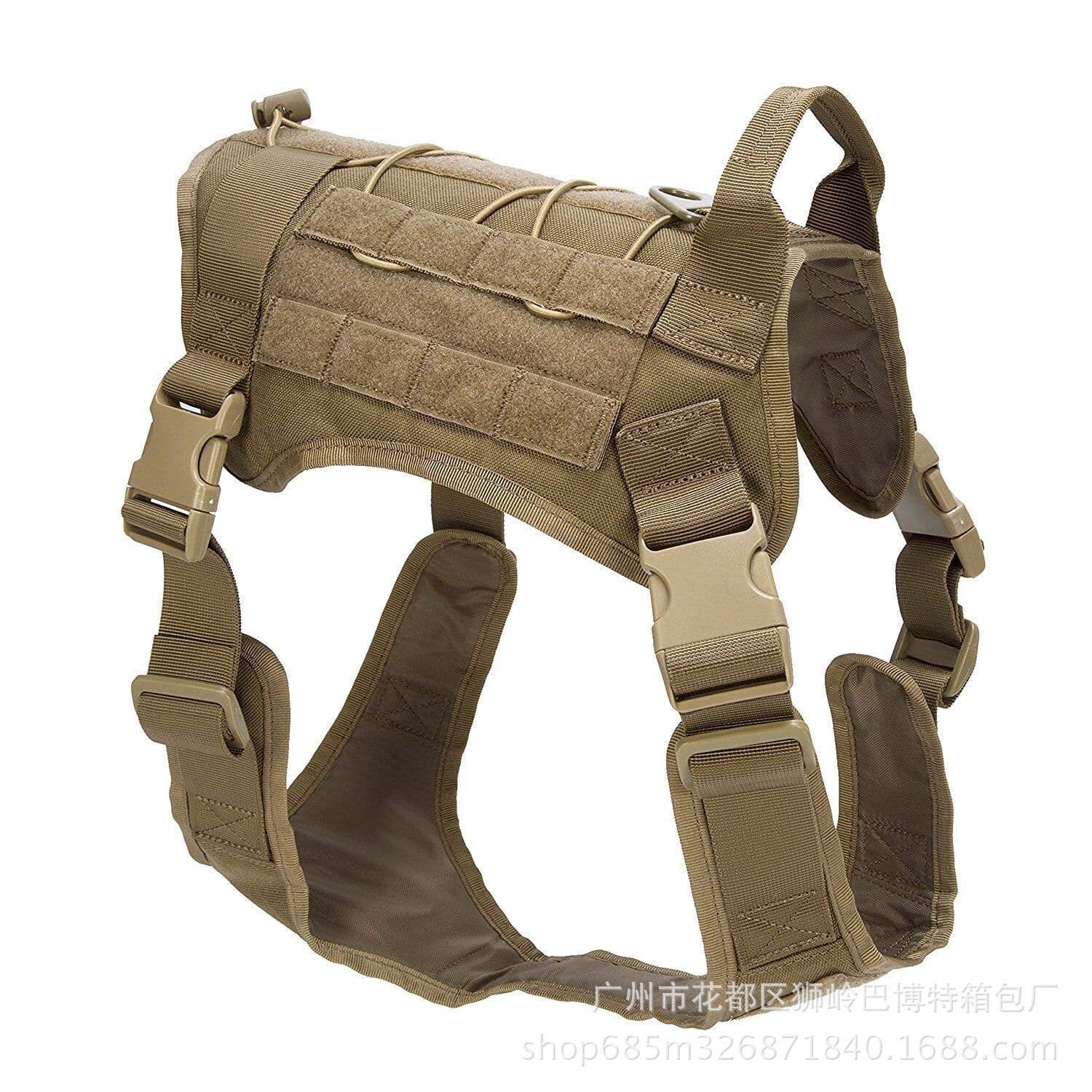 image-Babbitt Tactical Dog Vest Nylon Outdoor Camouflage Medium Large