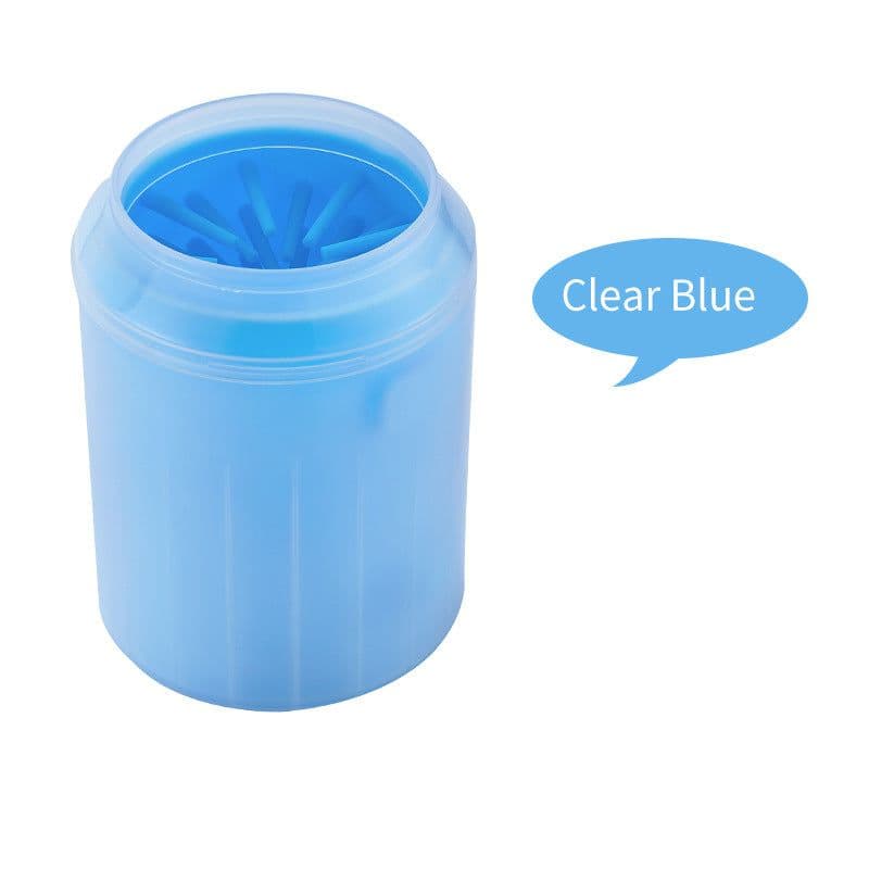 image-Pet Foot Wash Cup Dog Paw Cleaner PP Material Blue Green Orange