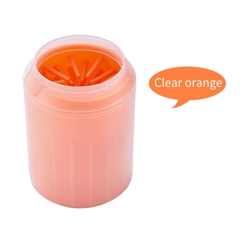 image-Pet Foot Wash Cup Dog Paw Cleaner PP Material Blue Green Orange