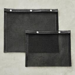 image-BBQ Non-Stick Mesh Grill Mat for Vegetables - Low Carbon Steel
