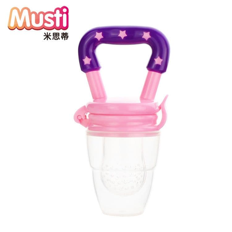 image-Baby Silicone Fruit Feeder Pacifier - MUSTIM Food Supplement Feeder