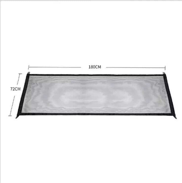 image-Dog Safety Gate Portable Folding Pet Barrier Fence 110-180cm