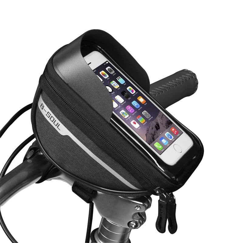 image-B-SOUL Bicycle Front Handlebar Phone Bag 1L Polyester