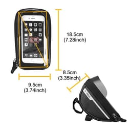 image-B-SOUL Bicycle Front Handlebar Phone Bag 1L Polyester