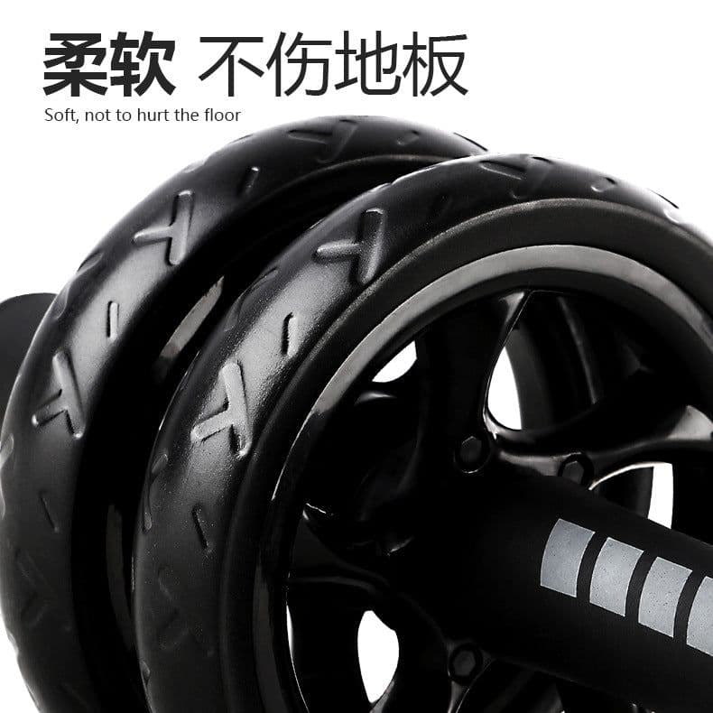 image-Ab Roller Wheel - Two-Wheeled Abdominal Exercise Fitness Equipment