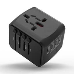 image-Travel Charger 4-Port USB Charging Stand Multi-Plug Adapter BMAX
