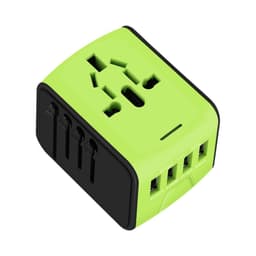 image-Travel Charger 4-Port USB Charging Stand Multi-Plug Adapter BMAX