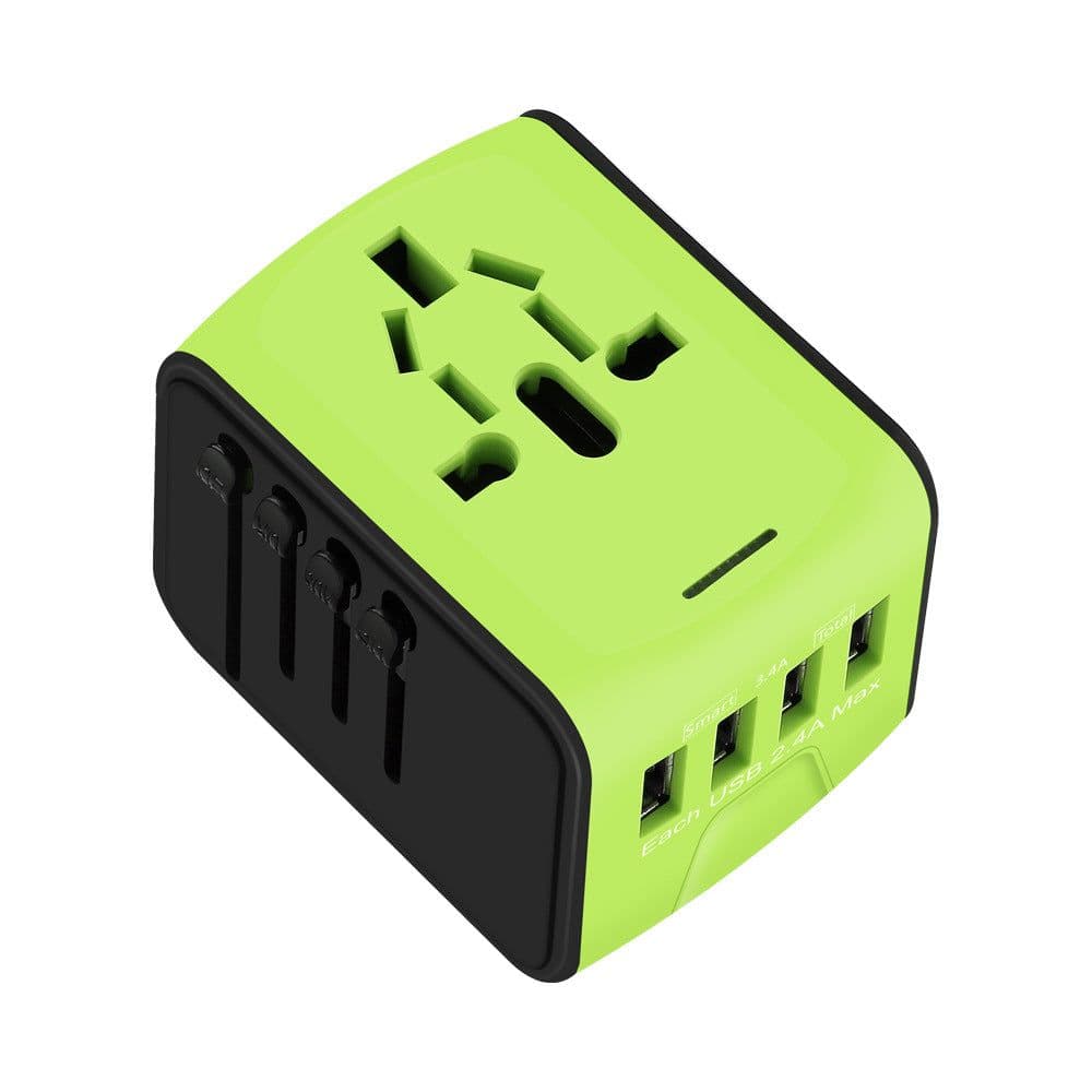 image-Travel Charger 4-Port USB Charging Stand Multi-Plug Adapter BMAX