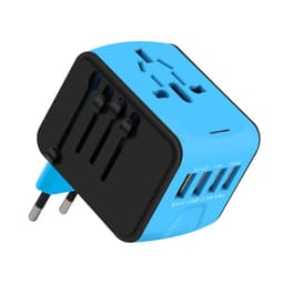 image-Travel Charger 4-Port USB Charging Stand Multi-Plug Adapter BMAX