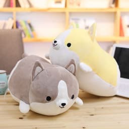 image-Cute Corgi Plush Toy Stuffed Animal Pillow Gift for Kids
