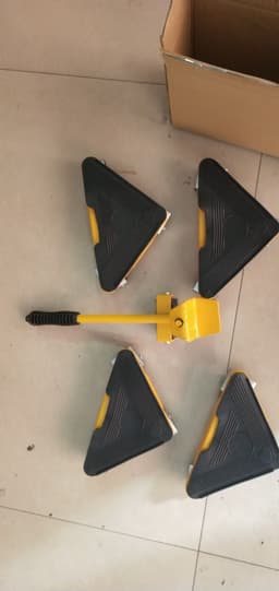 image-Furniture Mover Dolly Set 5PCS Heavy Duty Transport Rollers