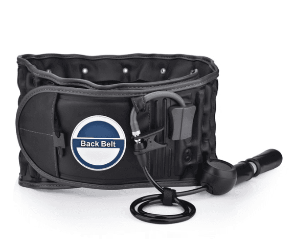 image-Inflatable Lumbar Traction Belt Air Decompression Back Massager