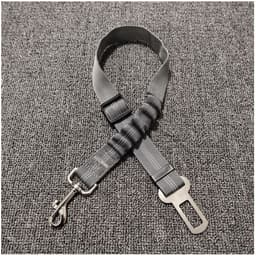 image-Pet Car Safety Seat Belt with Reflective Elastic Dog Leash