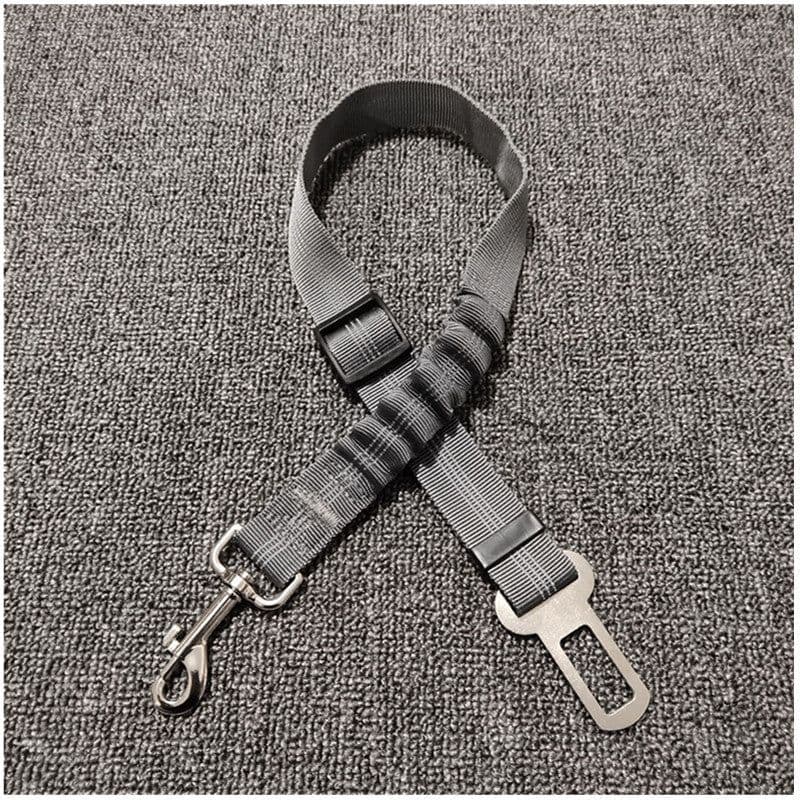 image-Pet Car Safety Seat Belt with Reflective Elastic Dog Leash