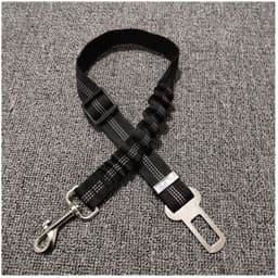 image-Pet Car Safety Seat Belt with Reflective Elastic Dog Leash