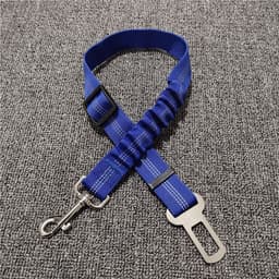 image-Pet Car Safety Seat Belt with Reflective Elastic Dog Leash