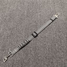 image-Pet Car Safety Seat Belt with Reflective Elastic Dog Leash