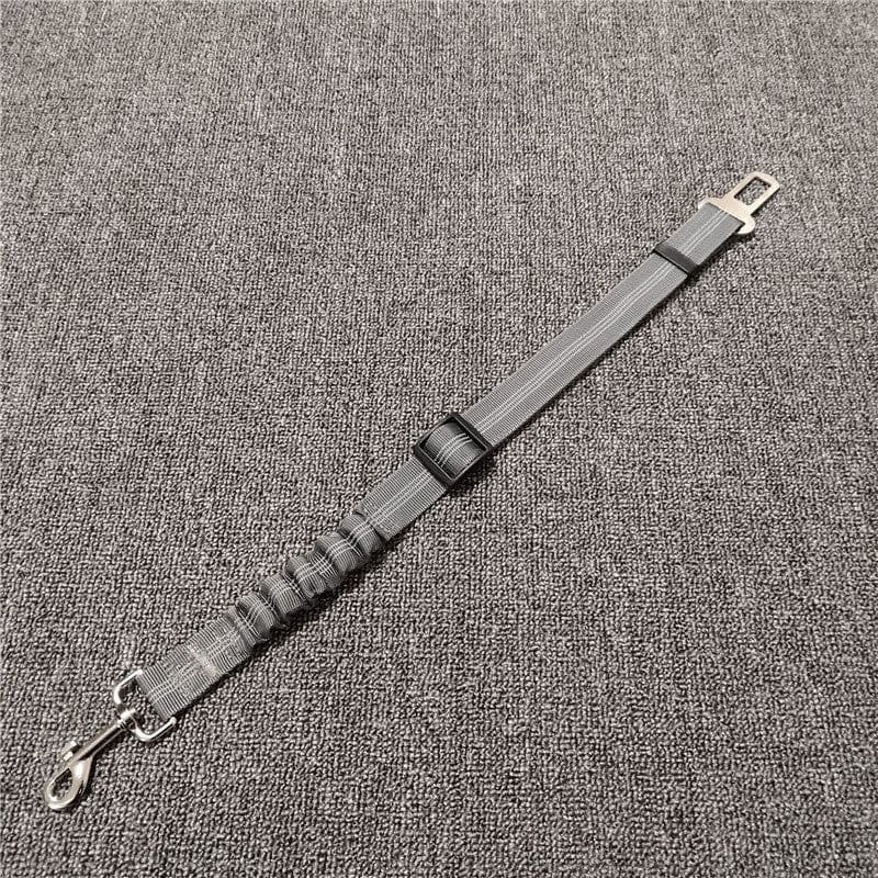 image-Pet Car Safety Seat Belt with Reflective Elastic Dog Leash