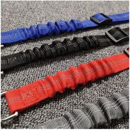 image-Pet Car Safety Seat Belt with Reflective Elastic Dog Leash