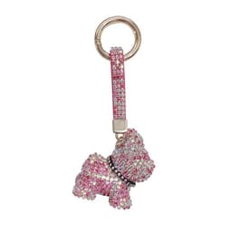 image-Rhinestone Dog Keychain Pendant Bag Charm Women's Accessories