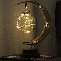 image-LED Star Moon Night Light Battery Powered Decorative Lamp