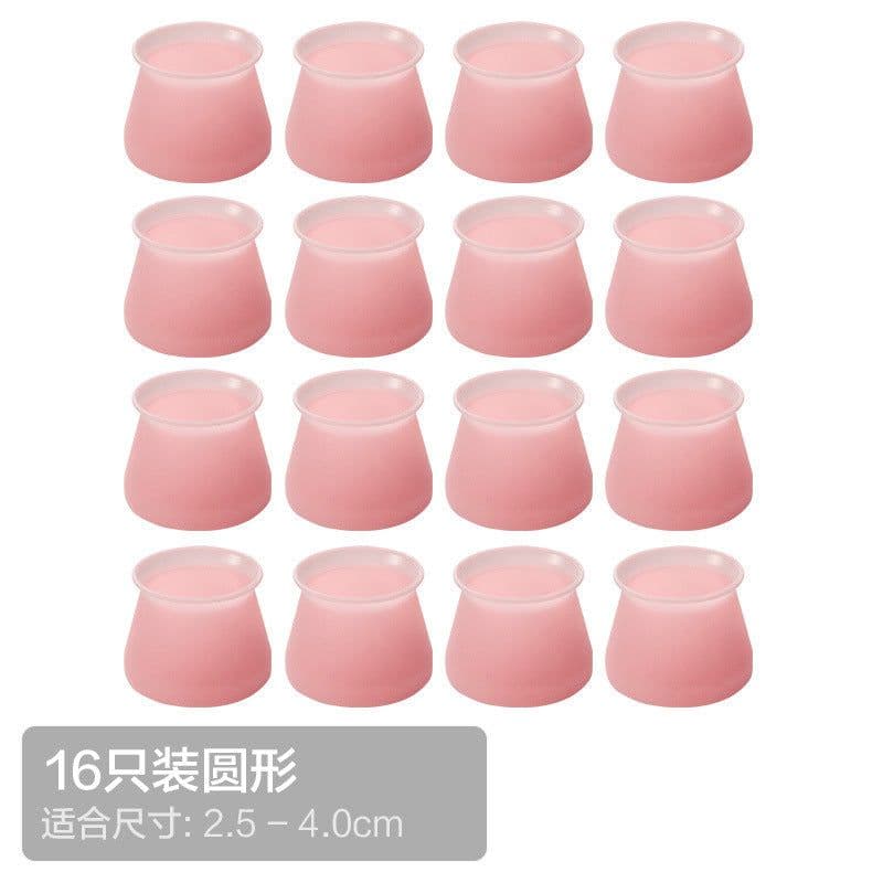 image-Silicone Furniture Leg Caps - Non-Slip Floor Protector Pads