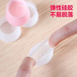 image-Silicone Furniture Leg Caps - Non-Slip Floor Protector Pads