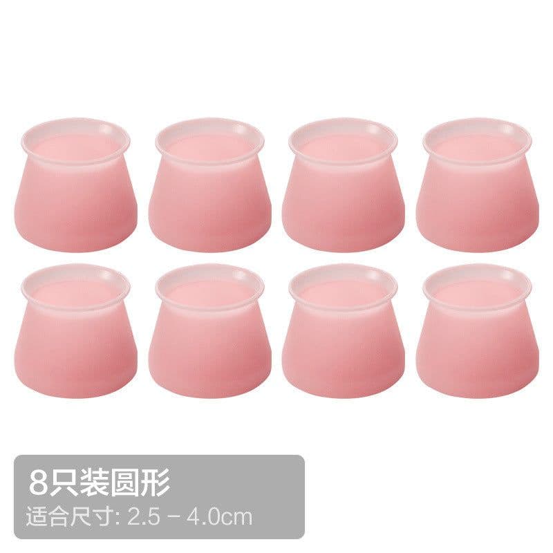 image-Silicone Furniture Leg Caps - Non-Slip Floor Protector Pads