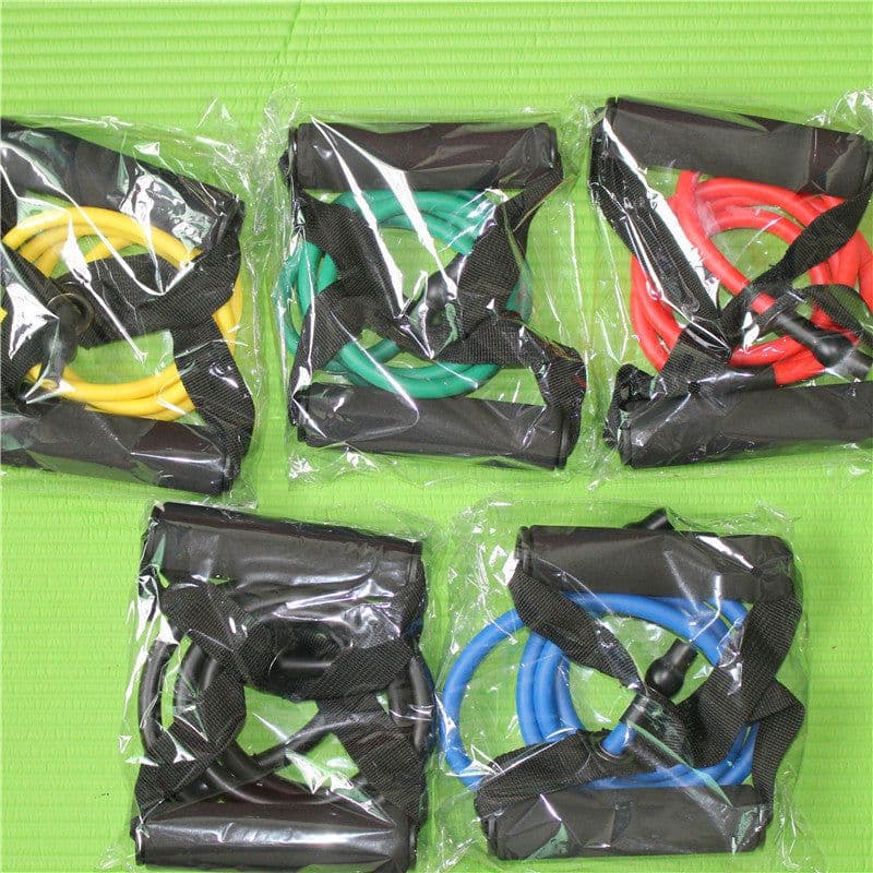 image-TPE Resistance Band Yoga Puller Fitness Stretch Rope 5-28LB