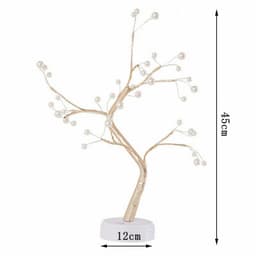 image-LED Tree Light Copper Wire Starry Night Light 108L Indoor Decoration