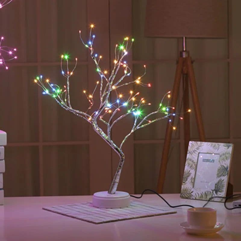 image-LED Tree Light Copper Wire Starry Night Light 108L Indoor Decoration