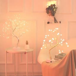 image-LED Tree Light Copper Wire Starry Night Light 108L Indoor Decoration