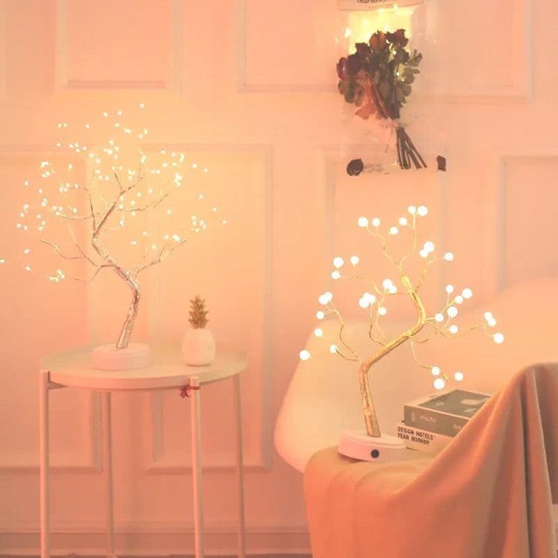 image-LED Tree Light Copper Wire Starry Night Light 108L Indoor Decoration
