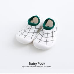 image-Children's Leopard Print Non-Slip Indoor Socks Shoes for Toddlers