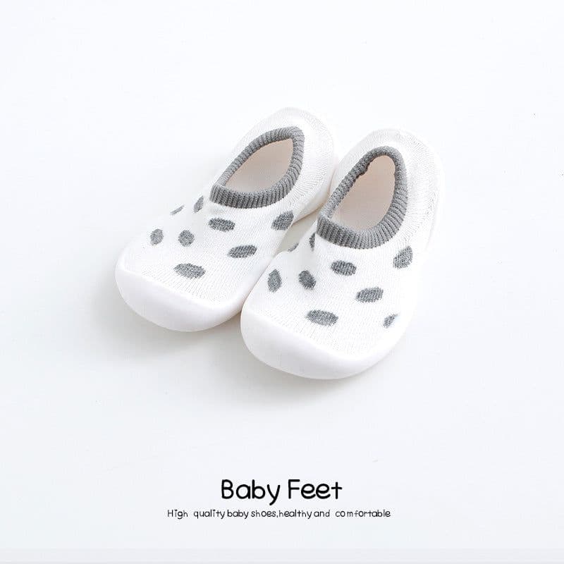 image-Children's Leopard Print Non-Slip Indoor Socks Shoes for Toddlers