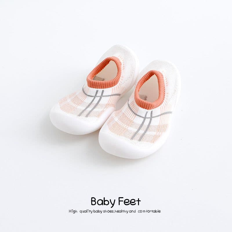 image-Children's Leopard Print Non-Slip Indoor Socks Shoes for Toddlers