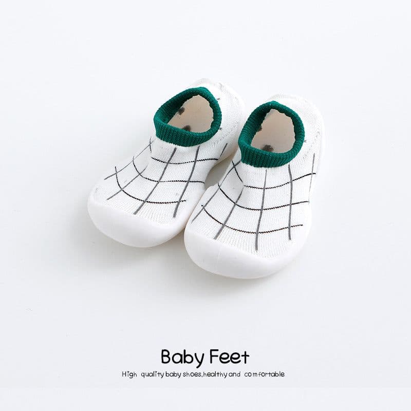 image-Children's Leopard Print Non-Slip Indoor Socks Shoes for Toddlers