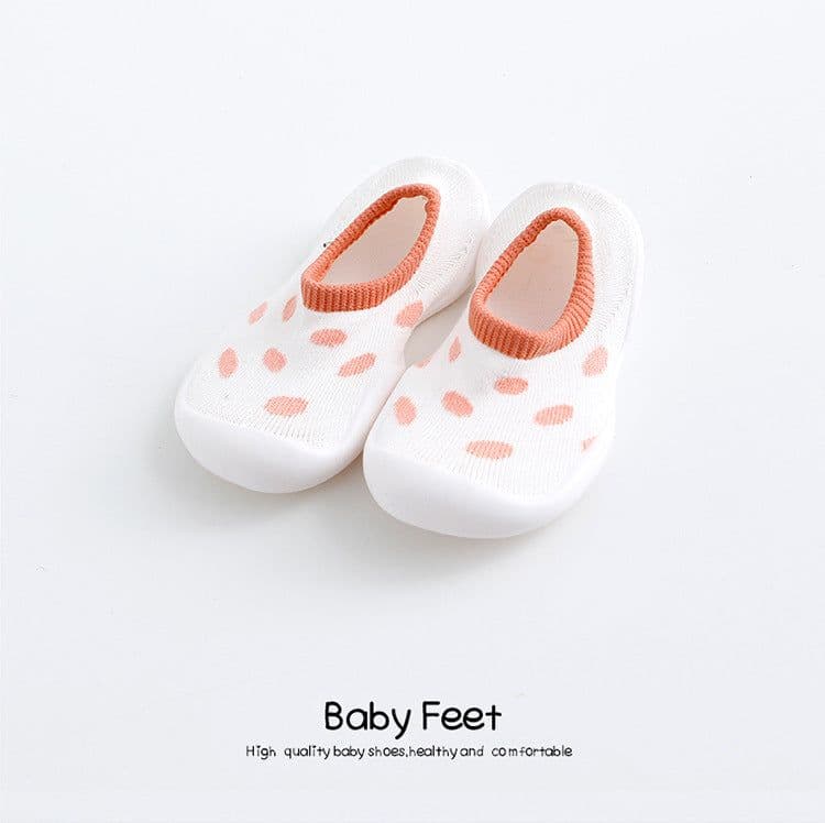 image-Children's Leopard Print Non-Slip Indoor Socks Shoes for Toddlers
