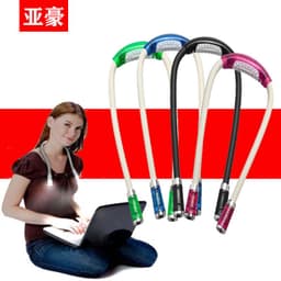 image-Rechargeable LED Neck Reading Lamp with USB