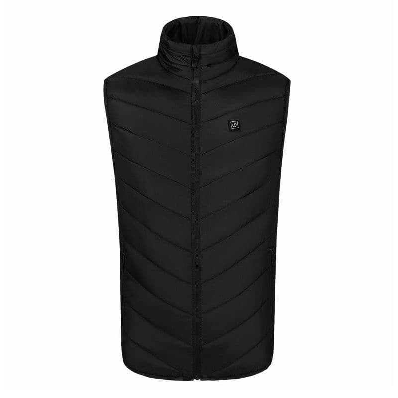 image-8 Areas USB Heated Vest Sleeveless Winter Jacket Men Outdoor Hiking