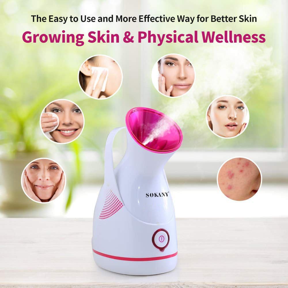 image-Sokany 6380 Nano-Ion Facial Steamer Hot Spray Beauty Instrument
