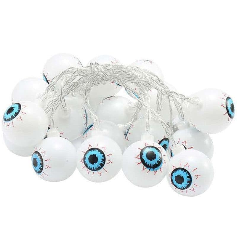 image-LED Ghost Eye String Lights Halloween Decorative 20-80 Lights USB