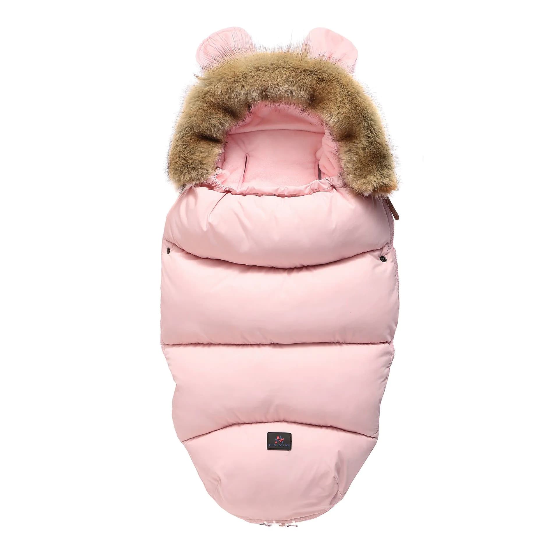 image-Baby Sleeping Bag Thickened Cotton Cocoon Style Stroller Warmth