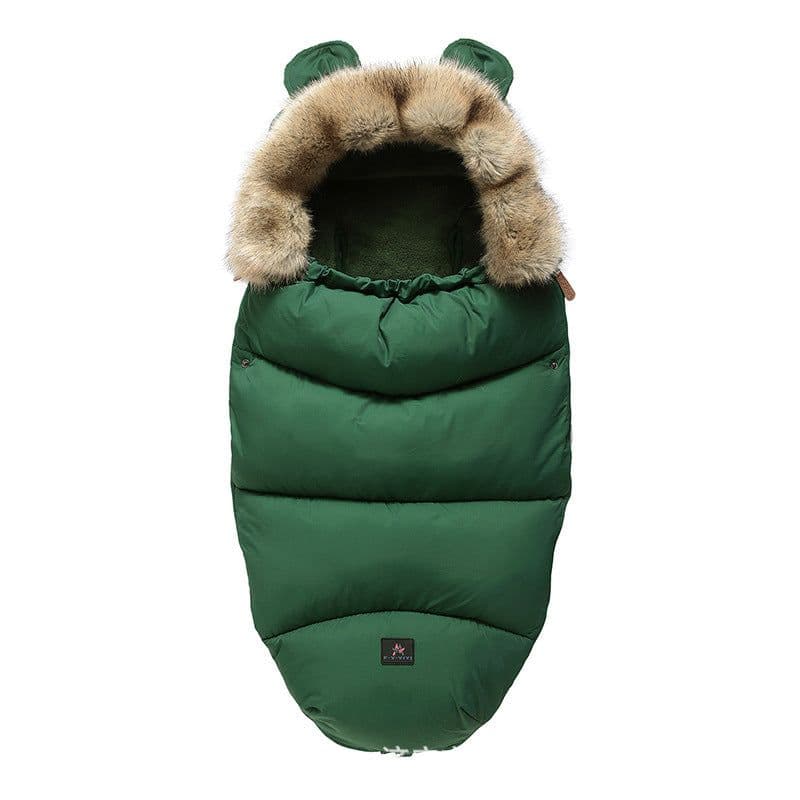 image-Baby Sleeping Bag Thickened Cotton Cocoon Style Stroller Warmth