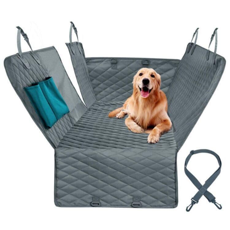 image-600D Oxford Cloth Dog Car Seat Cover Hammock - Waterproof Pet Mat