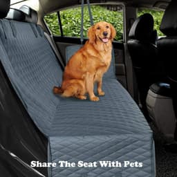 image-600D Oxford Cloth Dog Car Seat Cover Hammock - Waterproof Pet Mat
